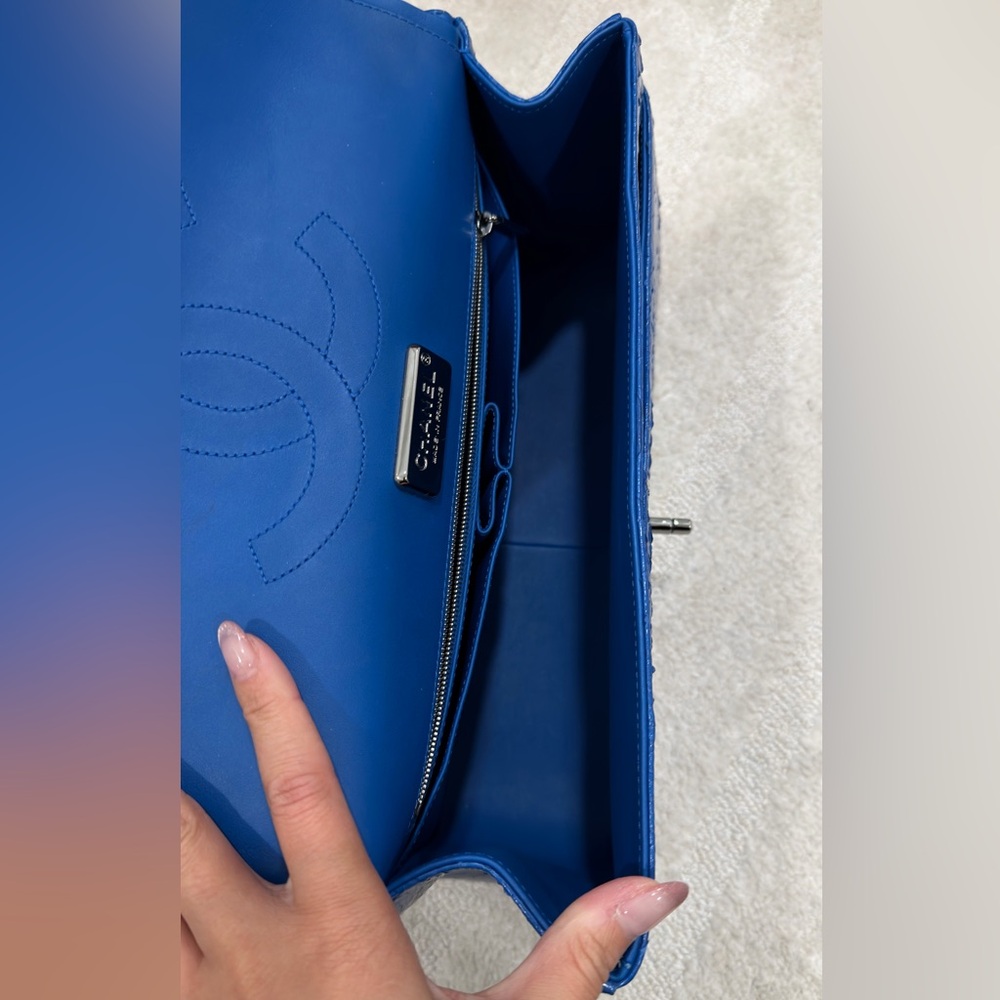 Excellent CHANEL Python Double Jumbo Flap - image 6